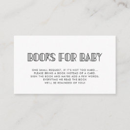 D'accompagnement Carte de demande de baby shower Retro art déco