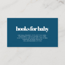 D'accompagnement Carte de demande de carnet de baby showers minimal