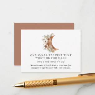 D'accompagnement Carte de demande de réservation Boho Terracotta Mo