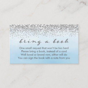 D'accompagnement Carte de demande de réservation de Baby shower ble