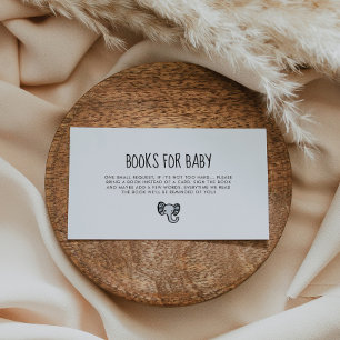 D'accompagnement Carte de demande de réservation de baby shower d'é