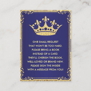 D'accompagnement Carte de demande de réservation Royal Prince Show