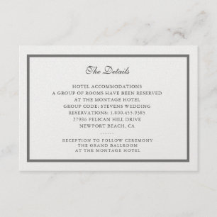 D'accompagnement Carte de détails Pearl Shimmer