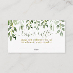 D'accompagnement Carte de fermeture Feuille de couches vertes