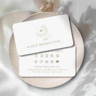 D'accompagnement Carte de Fidélité 10 Moon Eye Yoga Reiki Wellness