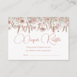 D'accompagnement Carte de jeu d'herbe de pampa botanique florale