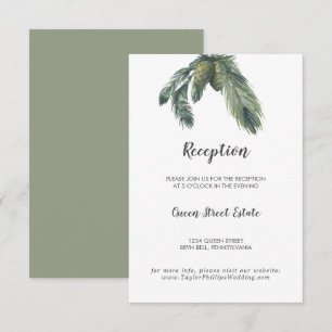 D'accompagnement Carte de la réception du mariage pour les vacances