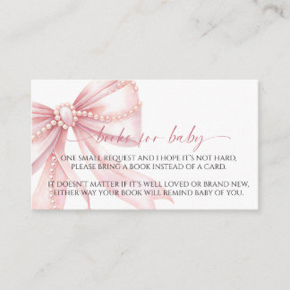 D'accompagnement Carte de livre à arc rose pour bébé