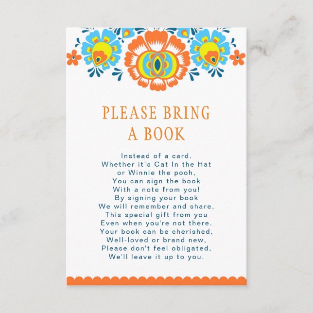 D'accompagnement Carte de livre Fiesta (Devant)