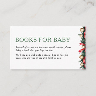 D'accompagnement Carte de livres de Noël pour bébé - Encadré pour B