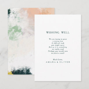 D'accompagnement Carte de Mariage Abstrait coloré Wishing Well