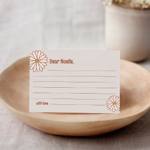 D'accompagnement Carte de note à capsule de temps de Baby shower su