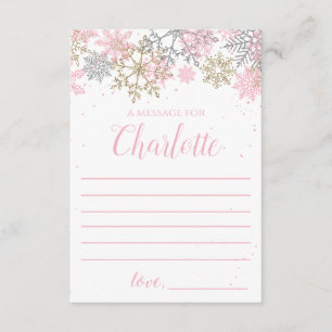 D'accompagnement carte de note de capsule temporelle Winter Onederl
