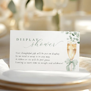 D'accompagnement Carte de Présentation de Mariage Eucalyptus Champa