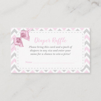 D'accompagnement Carte de rabat pour Baby shower de couche rose fil