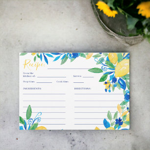 D'accompagnement carte de recette de mariage en écriture florale bl