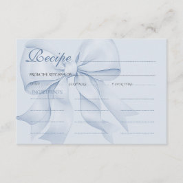 D'accompagnement Carte de recette de shower de mariage élégant avec