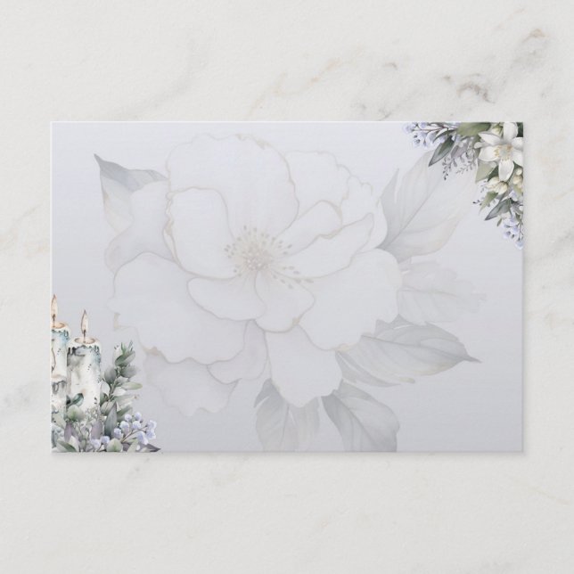 D'accompagnement Carte de recette vide de base Elegance (Devant)