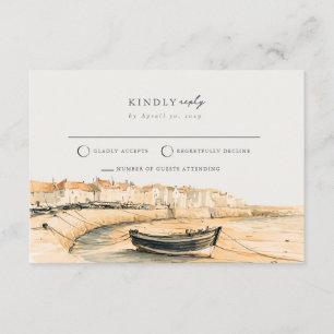 D'accompagnement Carte de réponse RSVP de mariage à renvoyer par la