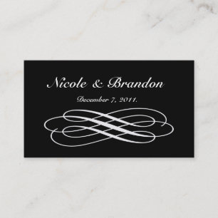 D'accompagnement Carte de site Mariage Silver Fairy Tale