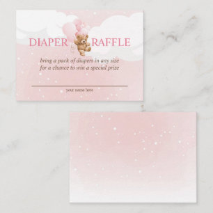 D'accompagnement Carte de tirage au sort de couche avec un ours en