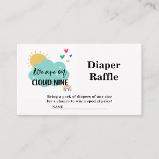 D'accompagnement Carte de tirage au sort de couche Cloud Nine pour