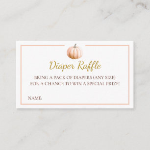 D'accompagnement Carte de tirage au sort de couche pour Baby Shower