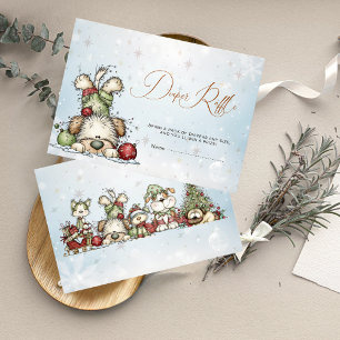 D'accompagnement Carte de tombola de couches Baby Shower Hiver Chio