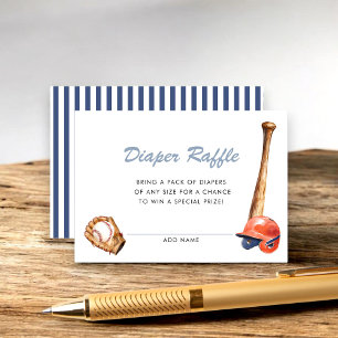 D'accompagnement Carte de tombola de couches pour Baby Shower Littl
