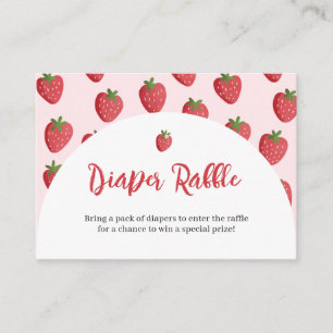 D'accompagnement Carte de tombola pour couche "Berry Sweet Strawber