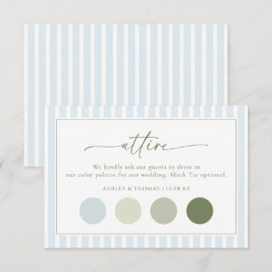 D'accompagnement Carte de Vêtement de Mariage