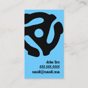 D'accompagnement carte de visite d'insertion d'enregistrement à 45 