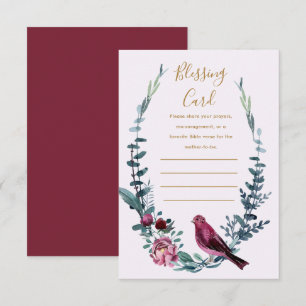 D'accompagnement Carte de voeux de la mère botanique Prières