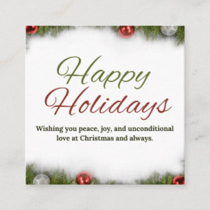 D'accompagnement Carte de voeux Joyeuses fêtes