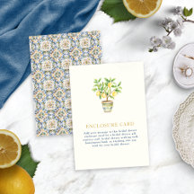 Carte d'encart Citron