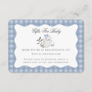D'accompagnement Carte d'enregistrement Blue Pastel Little Boom Gho