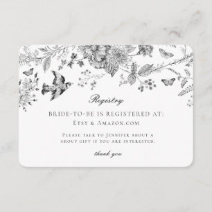 D'accompagnement Carte d'enregistrement de la nuptiale de Toile Noi