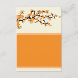 D'accompagnement Carte d'information Cherry Blossoms (3,5 po x 5 po