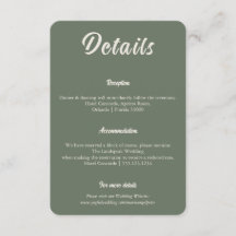 Carte d'information sur les hébergements pour la r