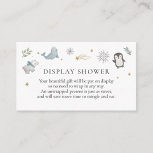 D'accompagnement Carte d'insertion de douche d'affichage Baby showe