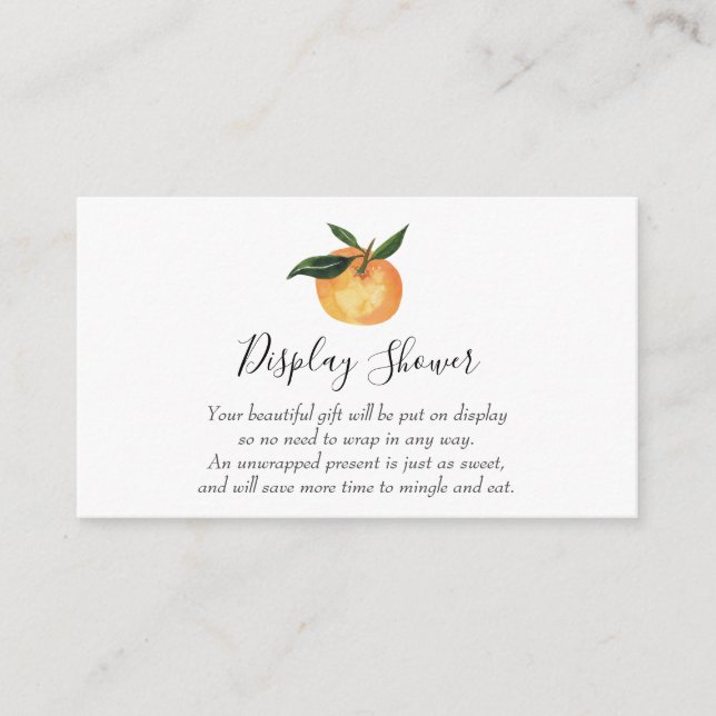 D'accompagnement Carte d'insertion de douche d'affichage Little Cut (Devant)