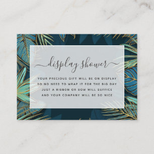 D'accompagnement Carte d'invitation de douche de mariage tropicale