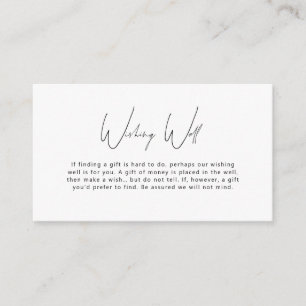 D'accompagnement Carte d'invitation minimaleiste simple pour voeu