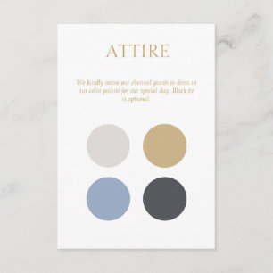 D'accompagnement Carte du boîtier du code vestimentaire du Mariage 
