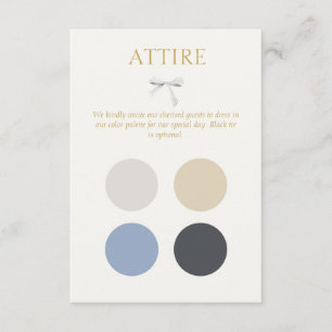 D'accompagnement Carte du boîtier du code vestimentaire du Mariage