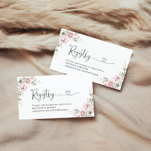 D'accompagnement Carte du boîtier du registre Roses Roses Roses Ros