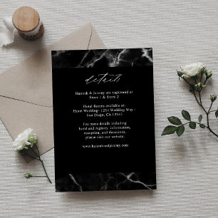 D'accompagnement Carte du boîtier LG Détails du Black Marble