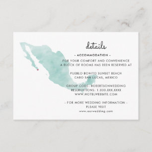 D'accompagnement Carte du Mexique   Cabo   Détails