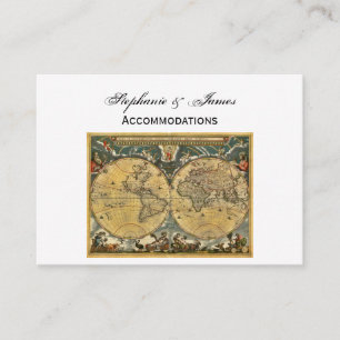 D'accompagnement Carte du monde antique White BG Hébergements