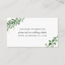 D'accompagnement Carte du site Internet du mariage d'information Lu